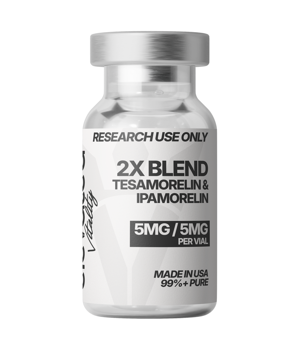 2X Blend Tesamorelin (5mg) / Ipamorelin (5mg)