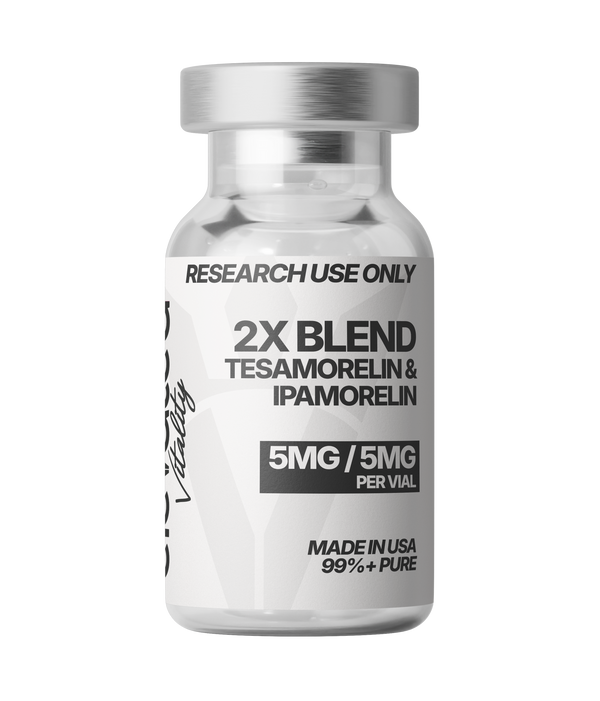 2X Blend Tesamorelin (5mg) / Ipamorelin (5mg)