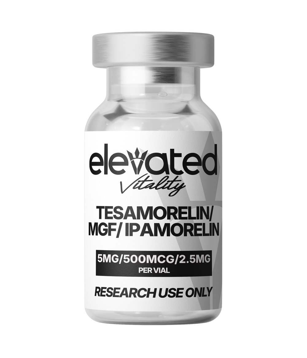 3X Blend Tesamorelin (5mg) / MGF (500mcg) / Ipamorelin (2.5mg)