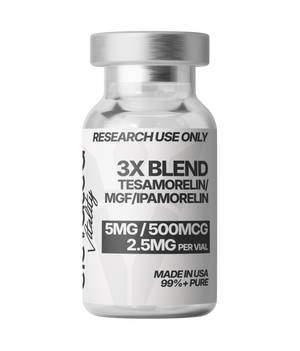 3X Blend Tesamorelin (5mg) / MGF (500mcg) / Ipamorelin (2.5mg)
